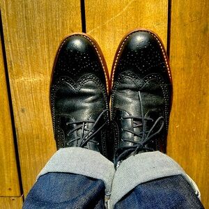 Warfield & Grand, black oxford brogue